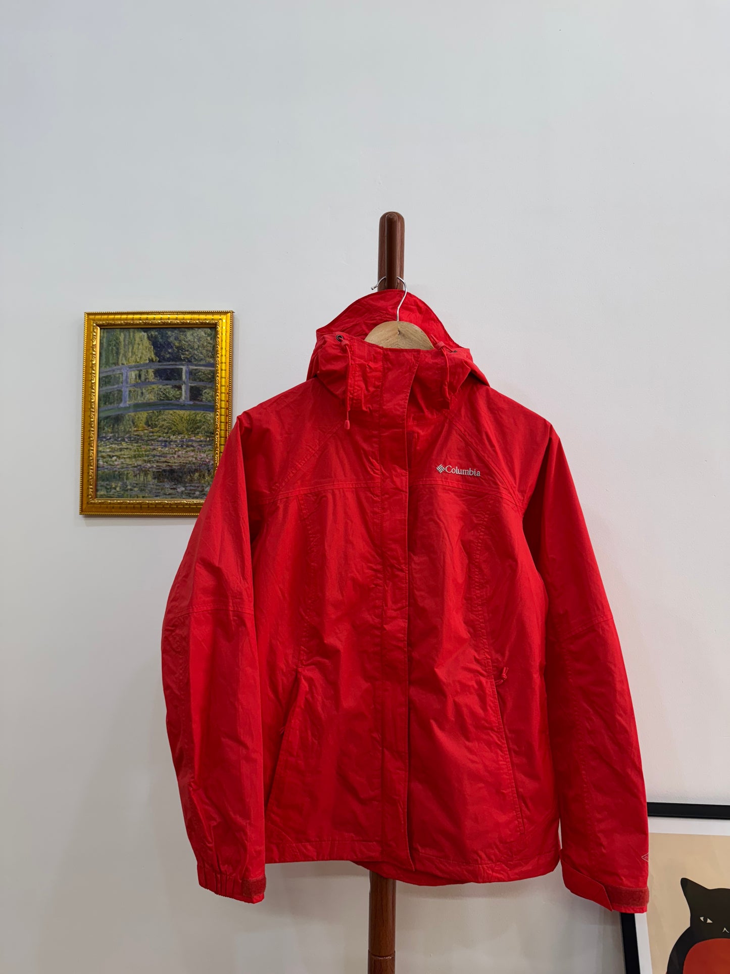 Red Columbia Omni-tech Jacket