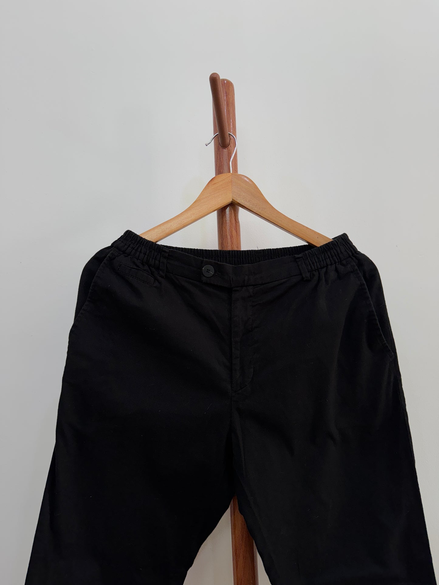 Black ‘LOGAN’ Linen Summer  Trouser