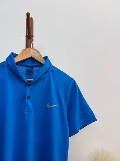 Blue ‘NIKE GOLF’ Dri-Fit Polo Tee