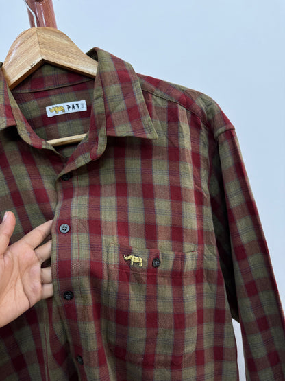 Vintage PAT Checkered Flannel Shirt