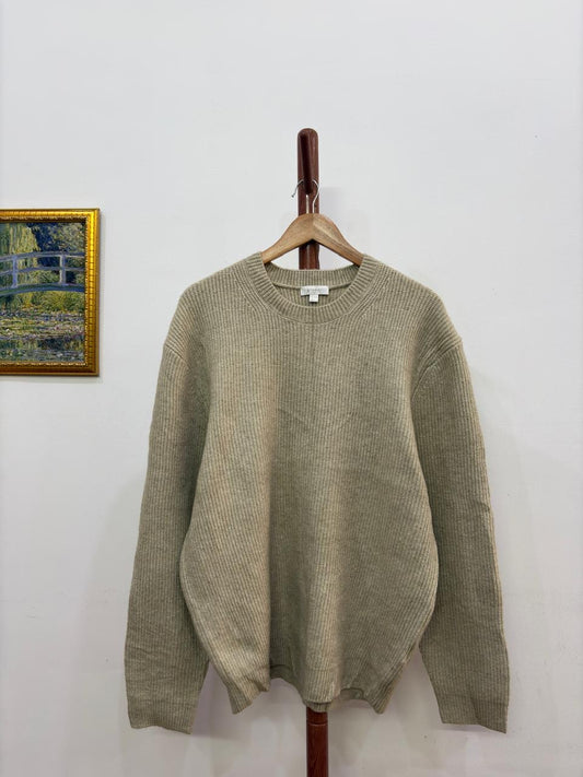 'They' Thick Ribbed Knit Sweater