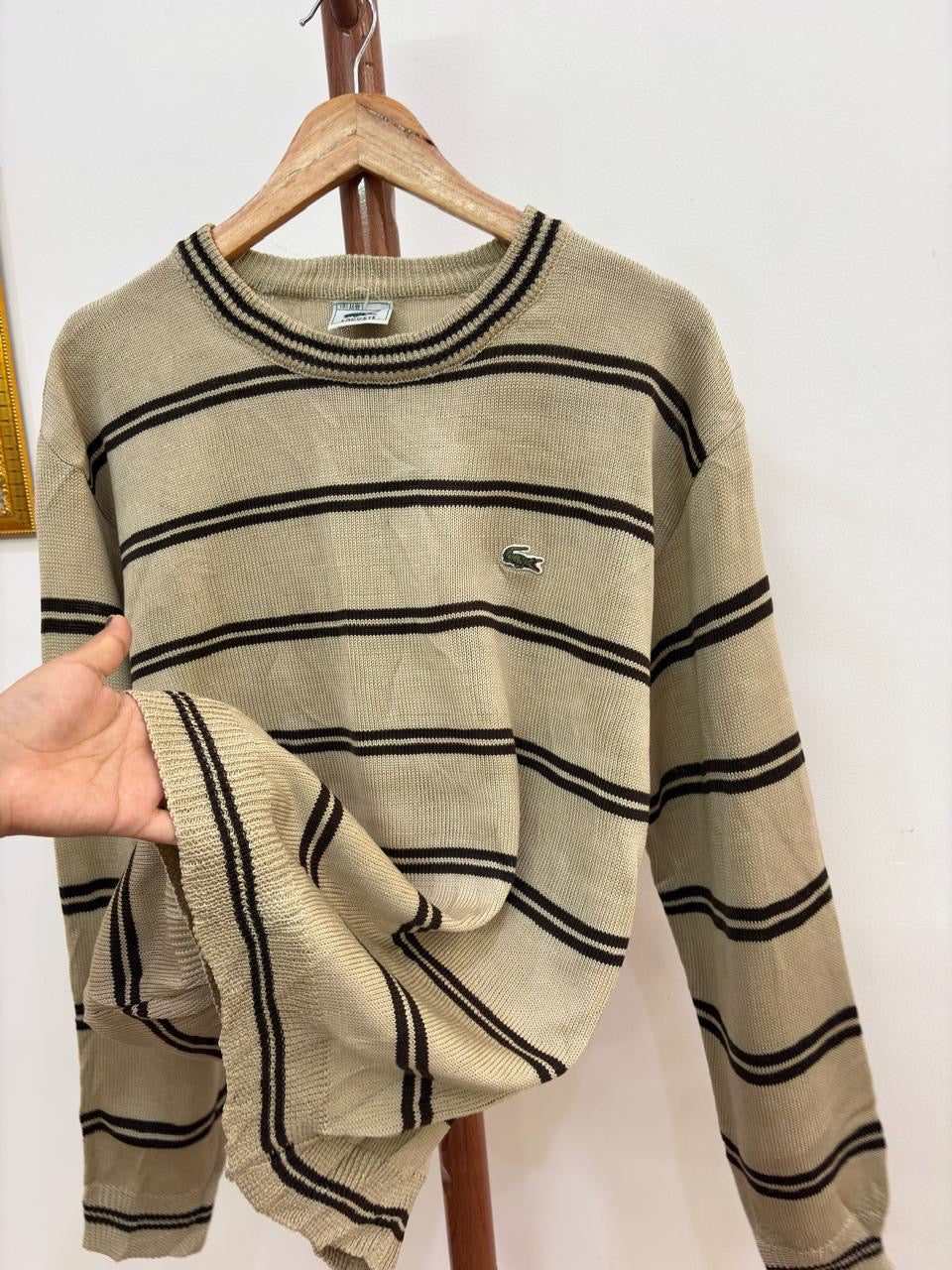 Vintage 'Lacoste' Striped Sweater