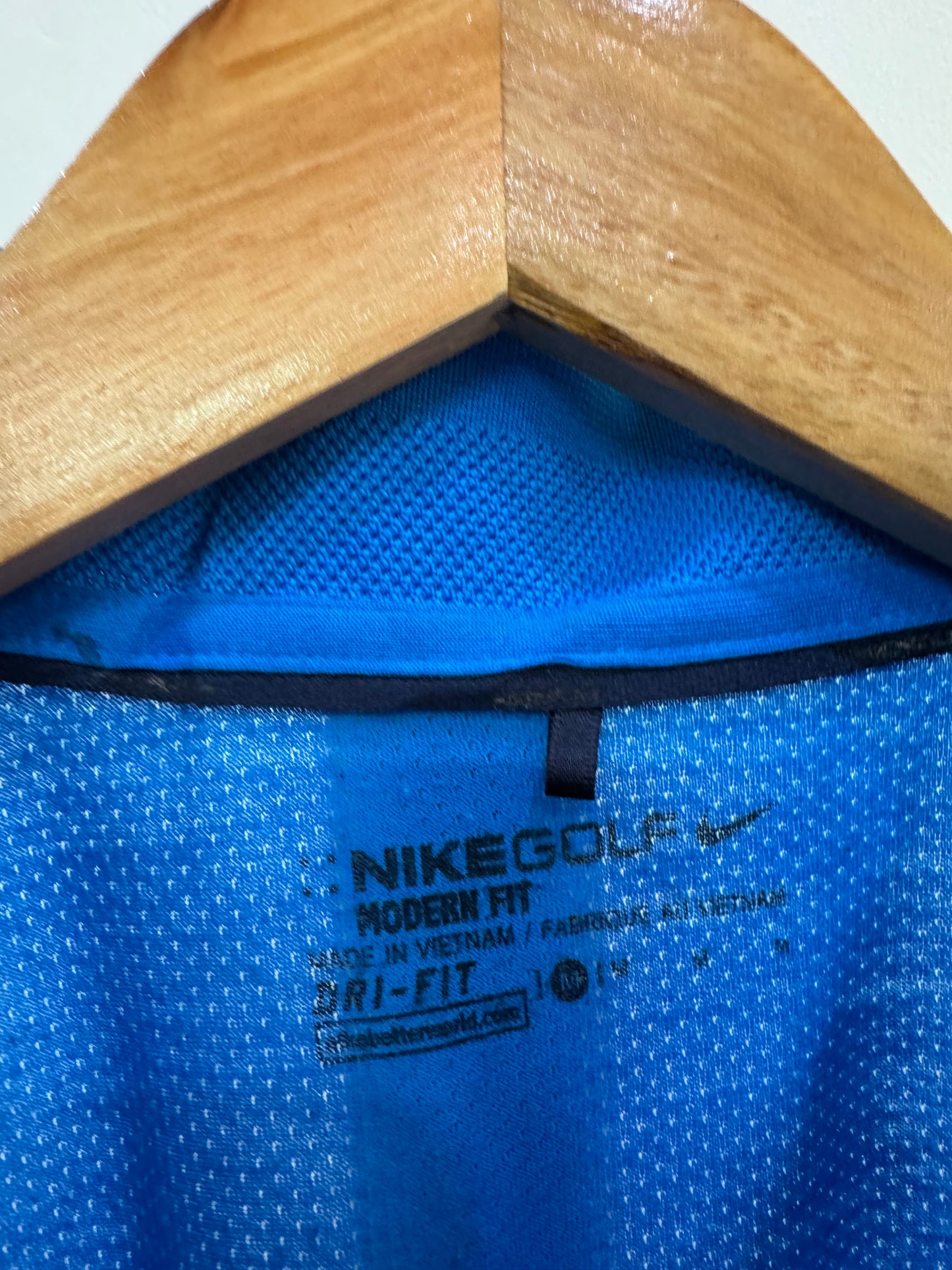 Blue ‘NIKE GOLF’ Dri-Fit Polo Tee