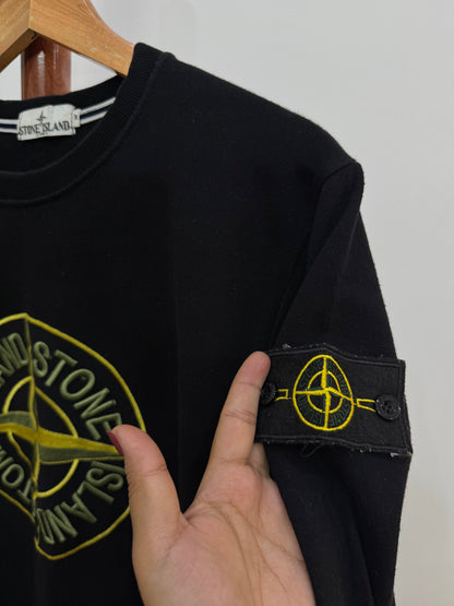 Black StoneIsland Crewneck