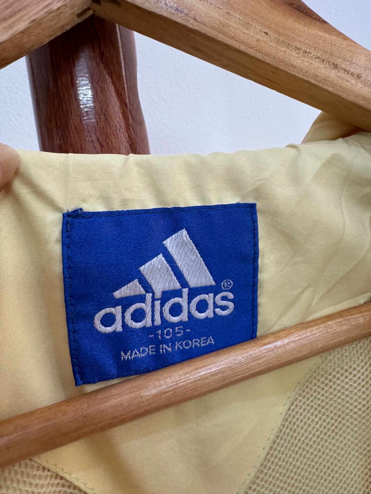 Butter Yellow Vintage ‘ADIDAS’ Jacket