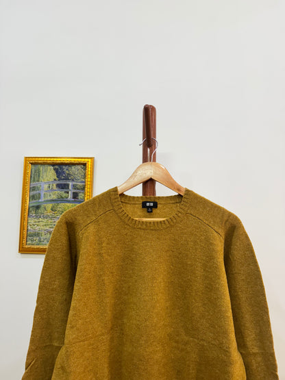 Mustard Yellow Wool Uniqlo Sweater