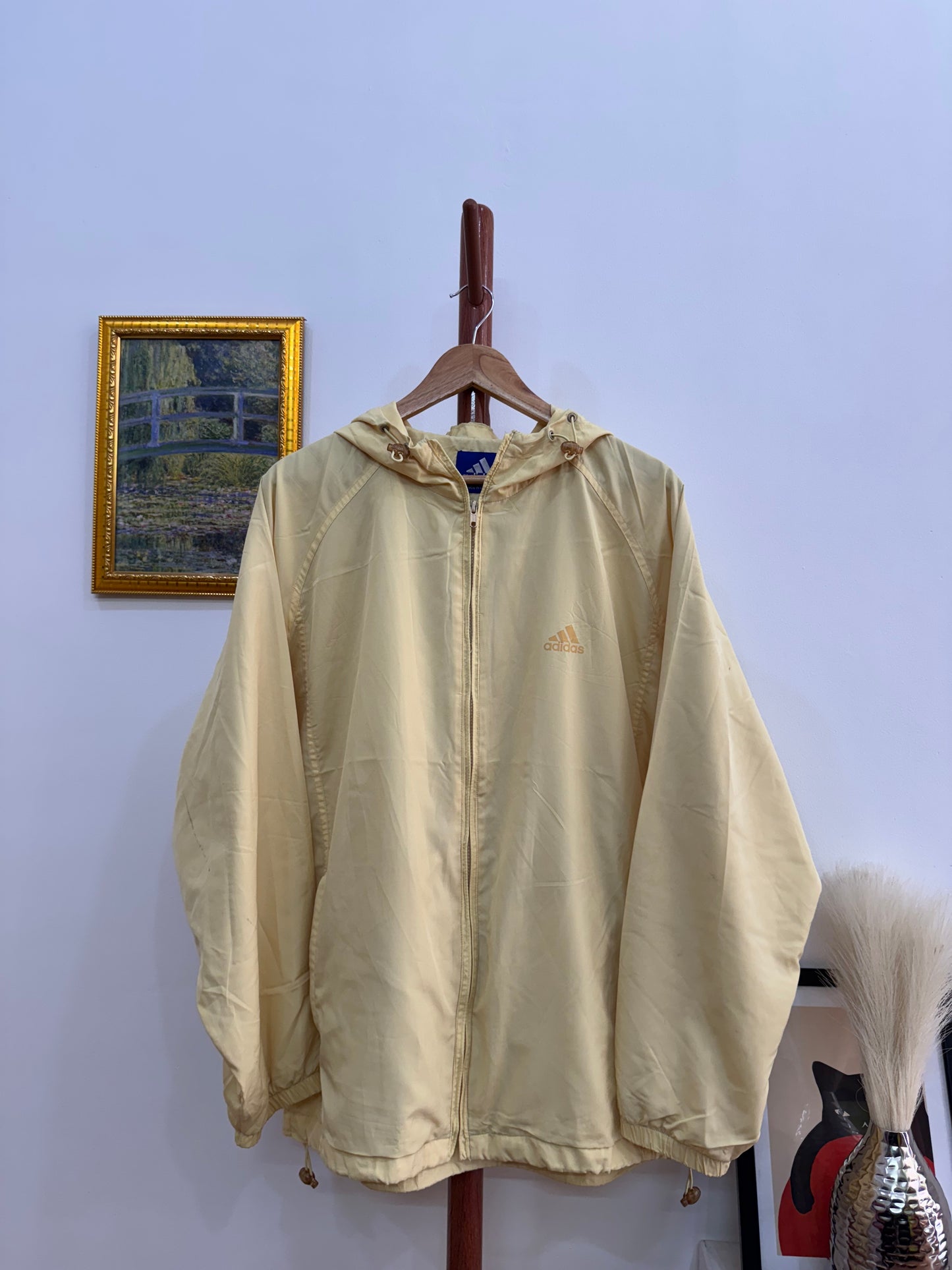 Butter Yellow Vintage ‘ADIDAS’ Jacket