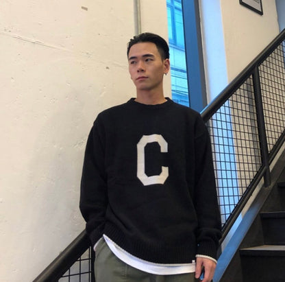 COVERNAT' Thick Knitted  Sweater