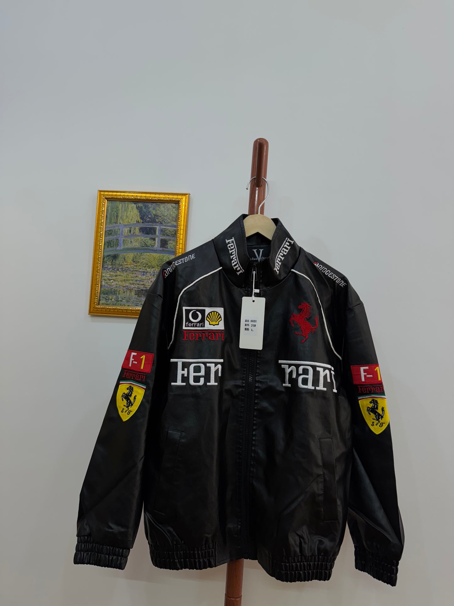 FERRARI LEATHER JACKET