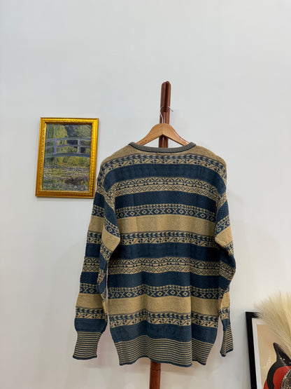 Vintage Multicoloured Knitted Sweater