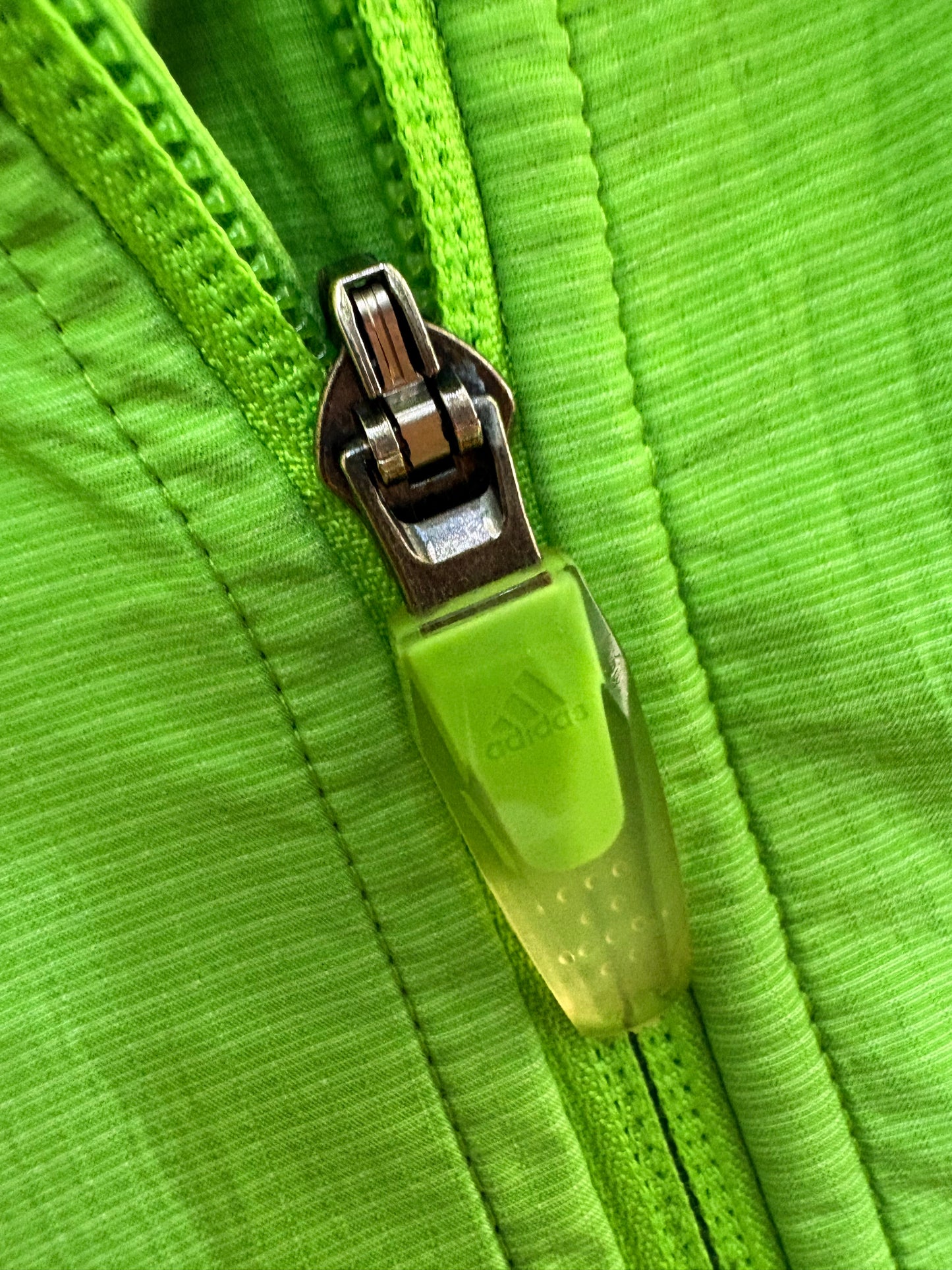 Green 'Adidas' X Terrex Jacket 
with soft fleece lining