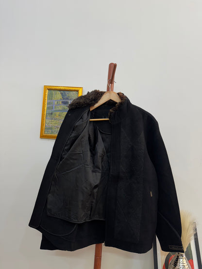 Vintage Thick Woollen Coach Harrington Jacket (Classic Old Money 🧳)