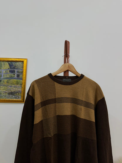 Vintage Brown Knitted Sweater