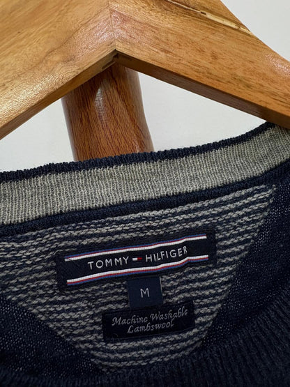 Old money essentials 
Navy Authentic 'Tommy Hilfiger' Lambswool Sweater