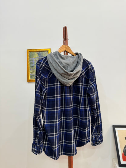 Hangten Checkeref Blue Shirt