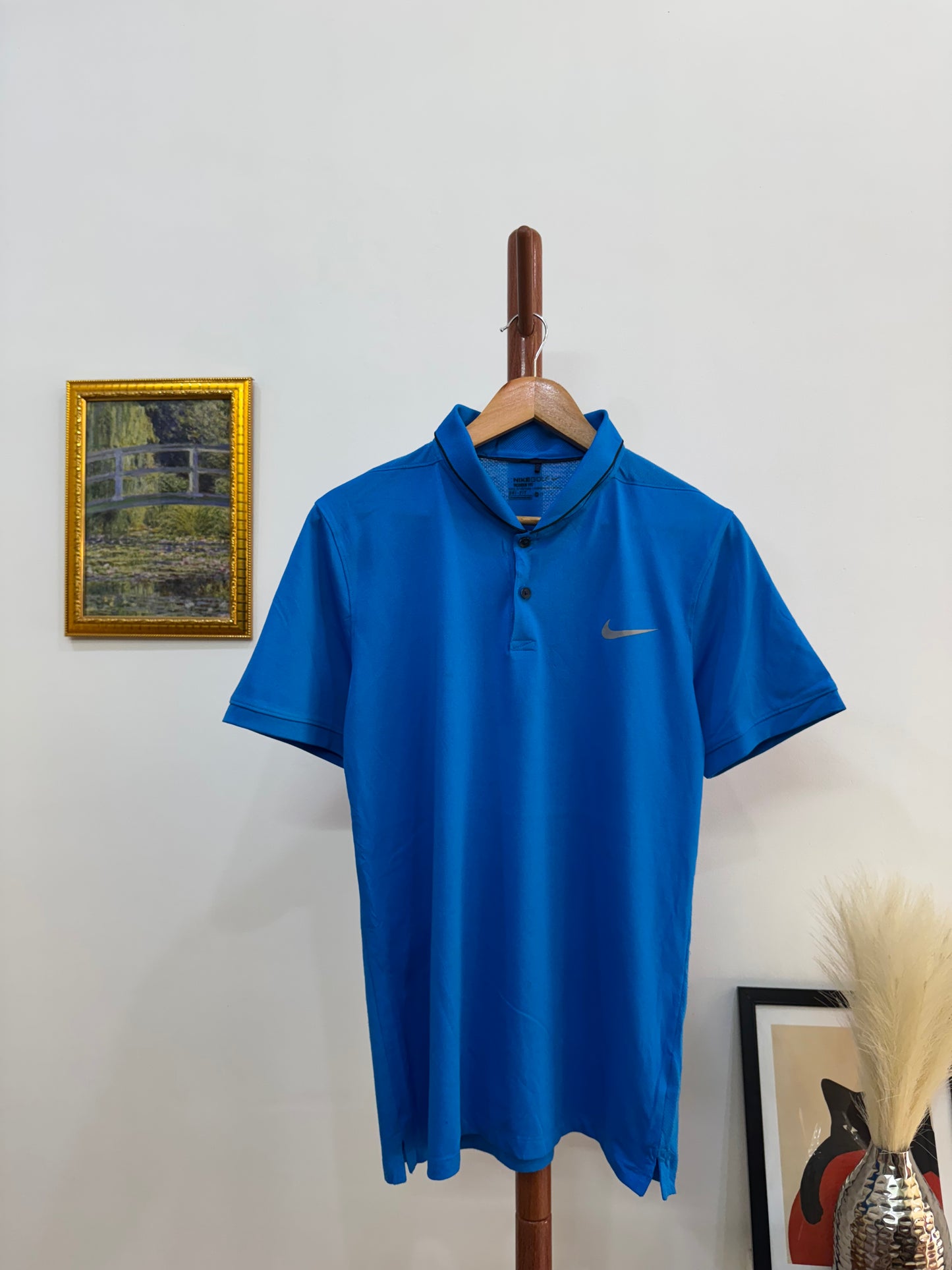 Blue ‘NIKE GOLF’ Dri-Fit Polo Tee