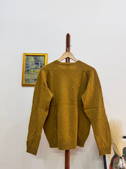 Mustard Yellow Wool Uniqlo Sweater