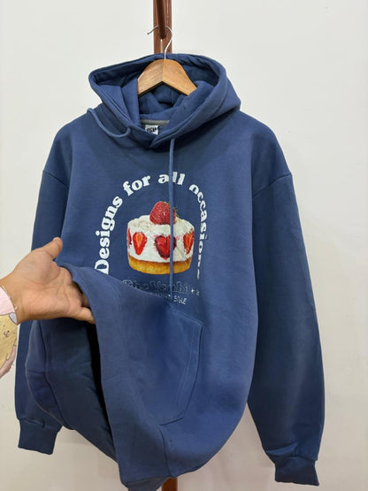 Strawberry soft cake hoddie