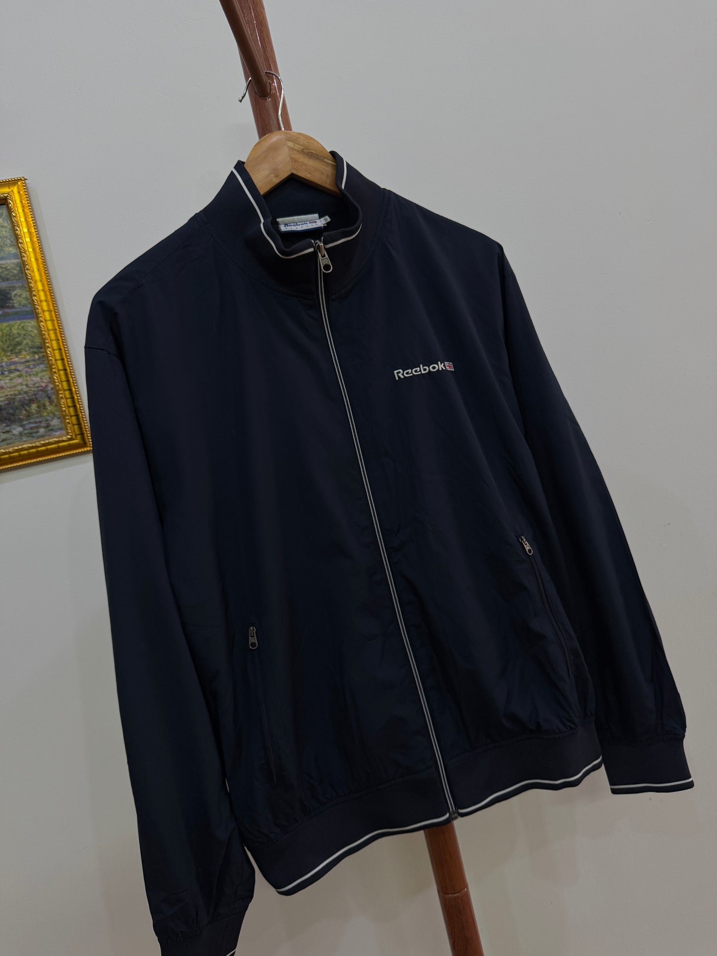 Authentic Navy Blue ‘Reebok’ Jacket