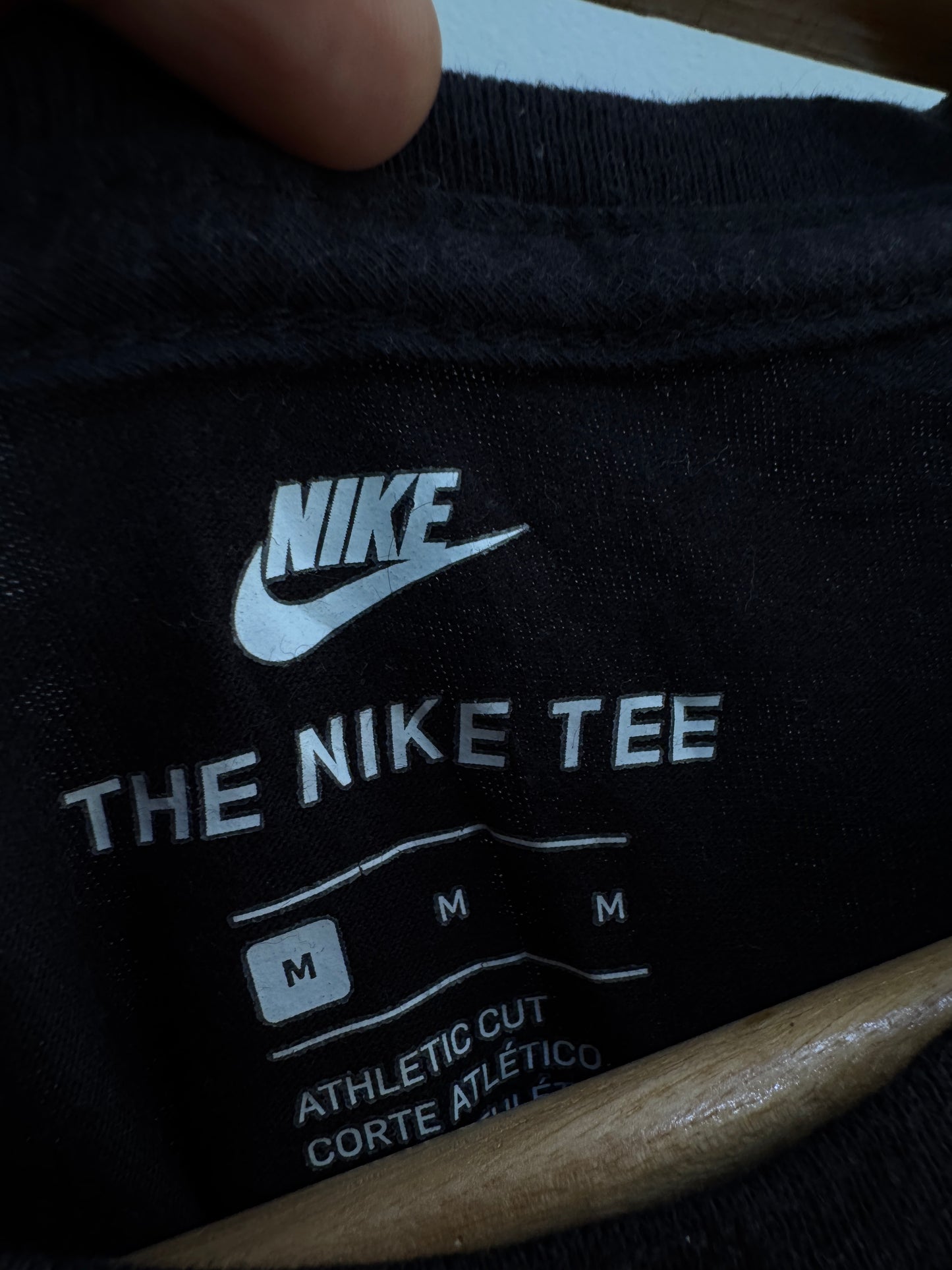 Black Nike Just do it Tee