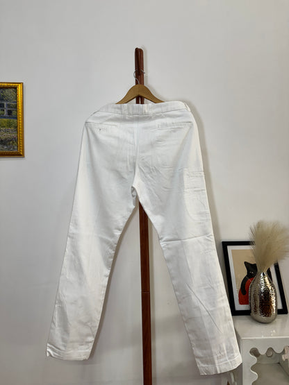 Adidas White Trousers