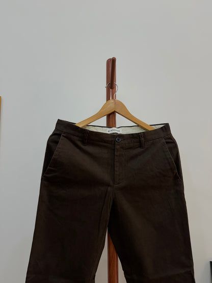 Brown ‘Giordano’ Unisex Cotton Chinos