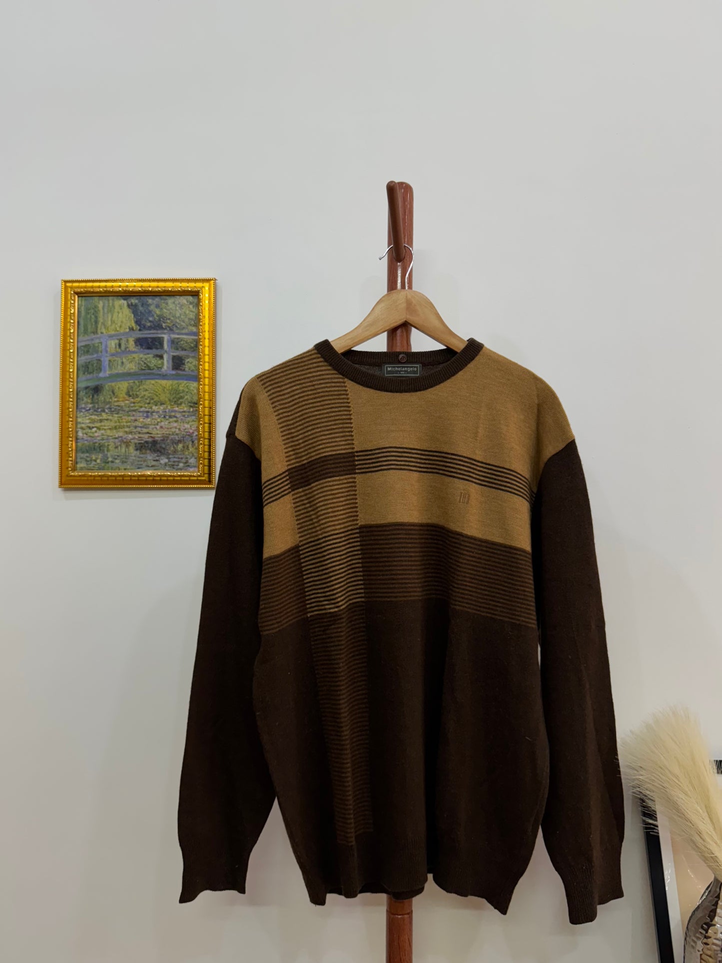 Vintage Brown Knitted Sweater