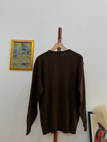 Vintage Brown Knitted Sweater