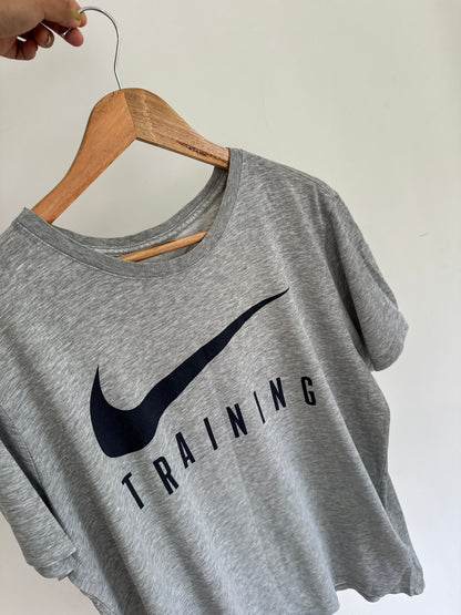 Grey @nike TRN TEE