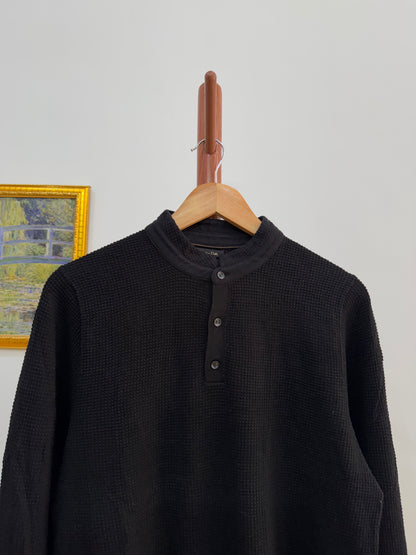 Massimo Dutti’ Cotton Cashmere Buttoned Up