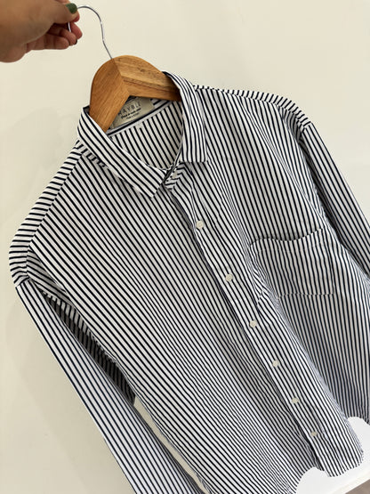 Classic Striped Korean Unisex Summer Shirt