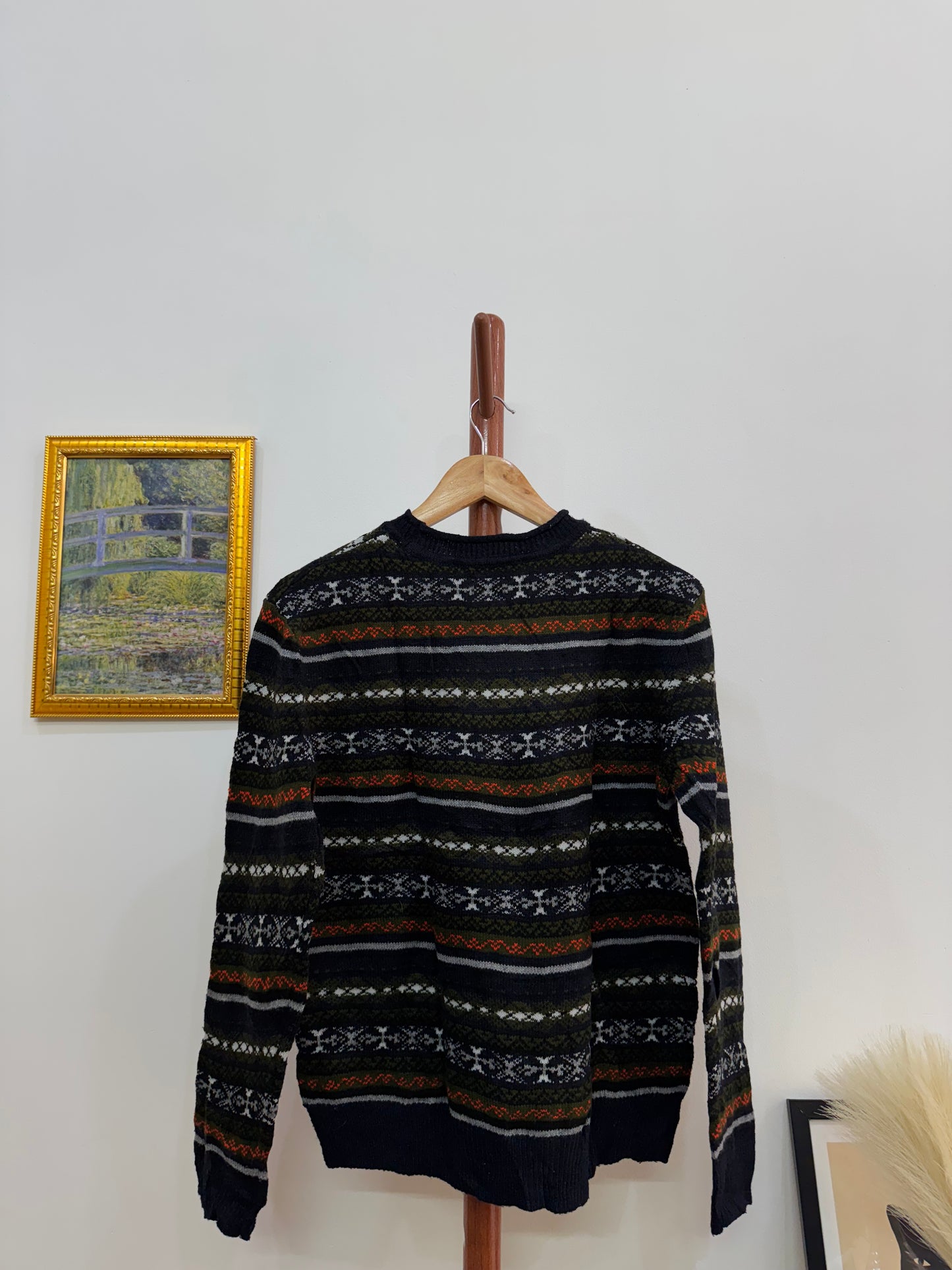 Vintage Aztec Multicoloured Knitted Sweater