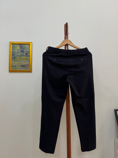 Uniqlo Navy Blue Cotton Trouser