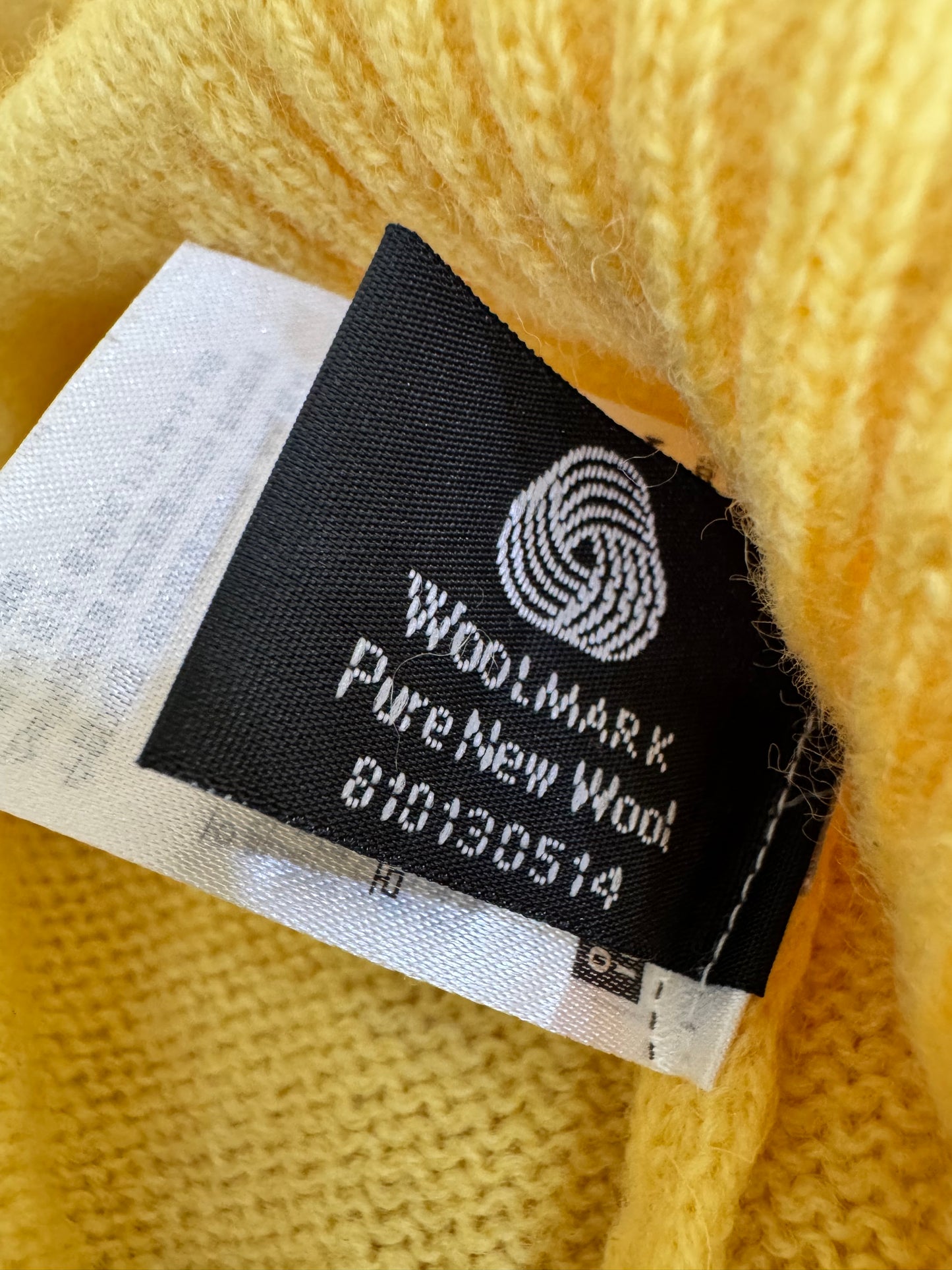 Uniqlo Yellow Lambswool Sweater