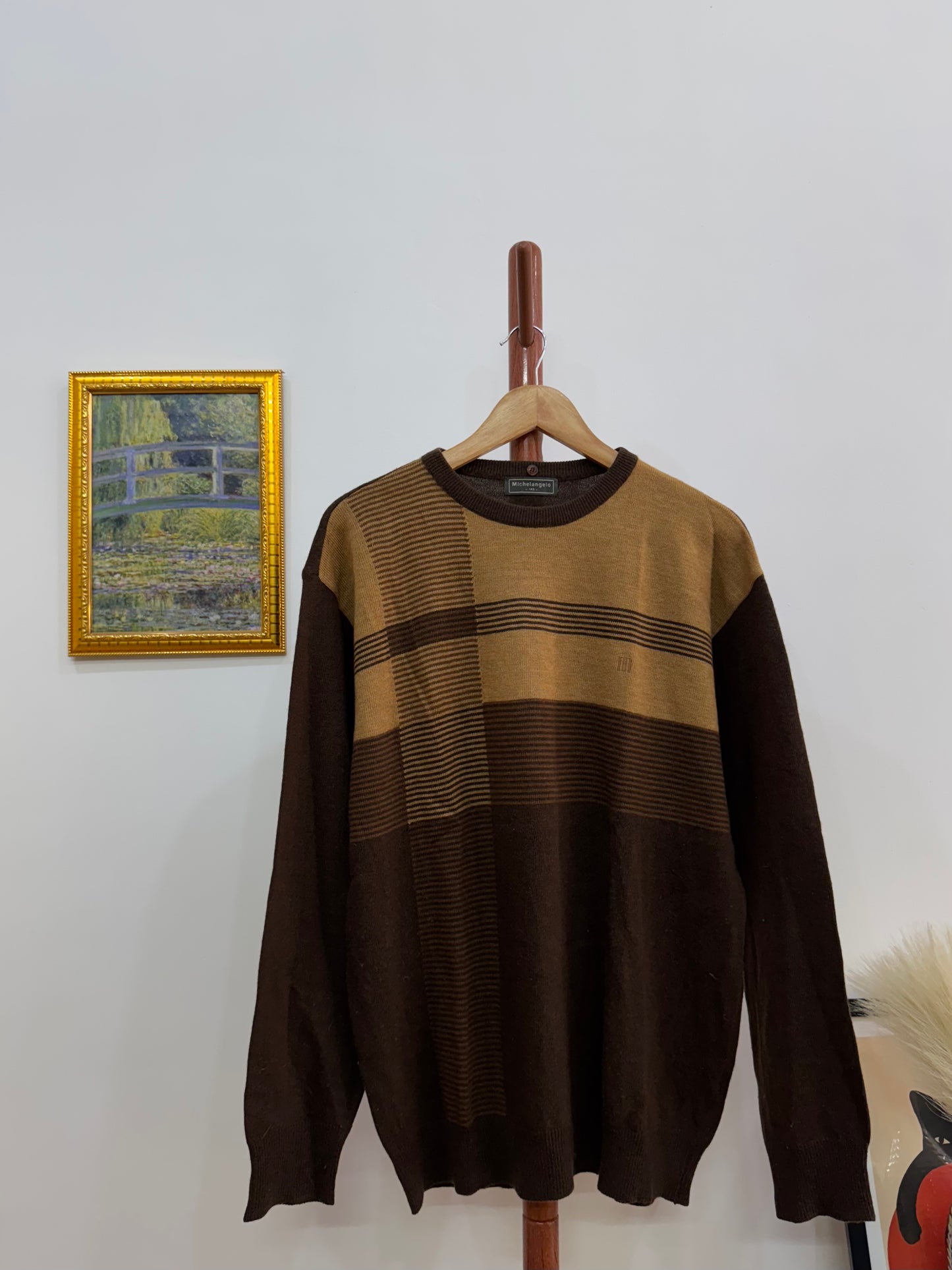 Vintage Brown Knitted Sweater