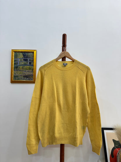 Uniqlo Yellow Lambswool Sweater