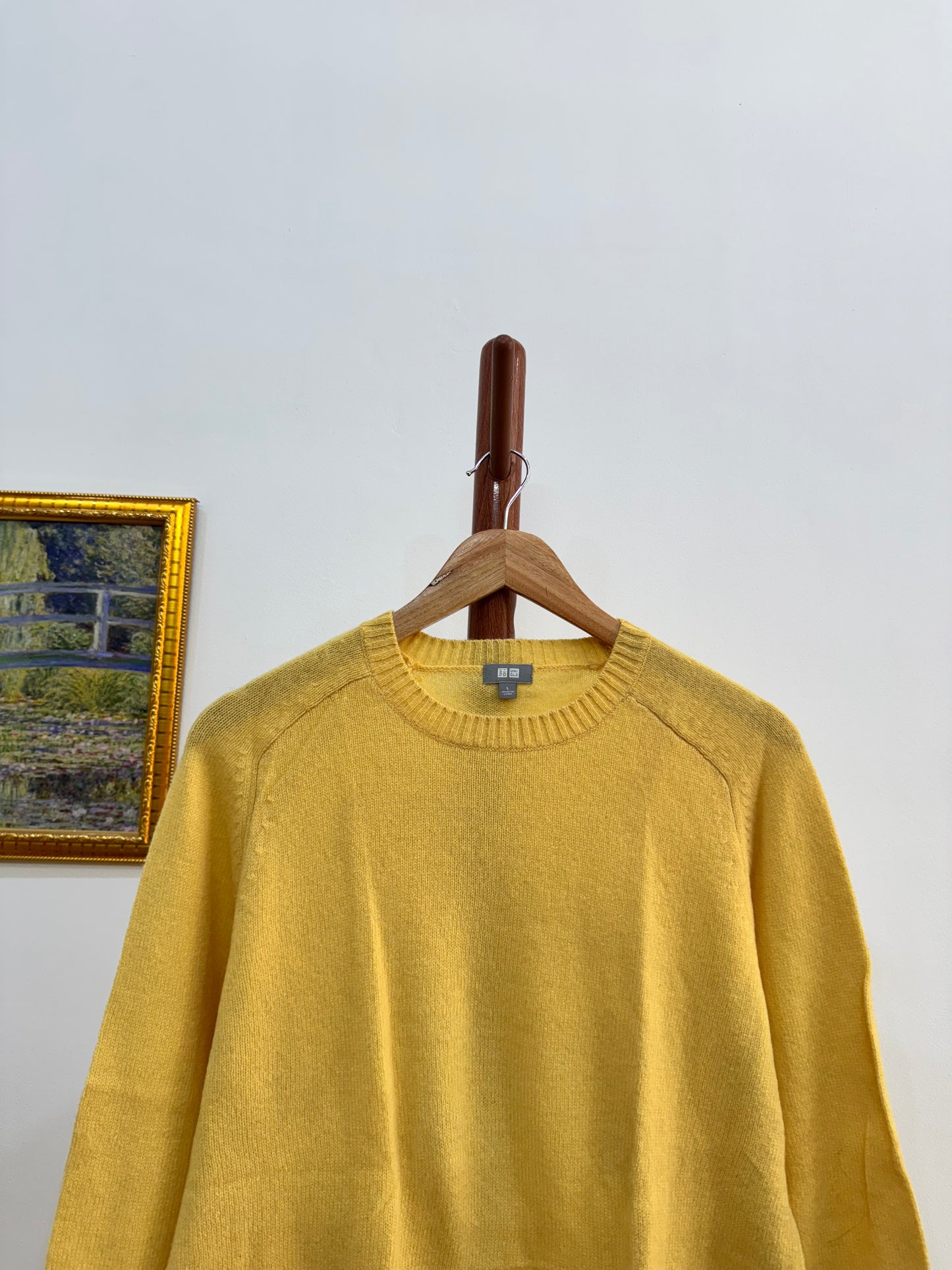 Uniqlo Yellow Lambswool Sweater