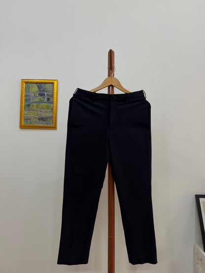 Uniqlo Navy Blue Cotton Trouser