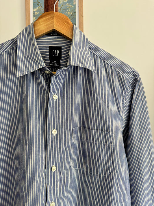 GAP Blue Stripes Cotton Shirt