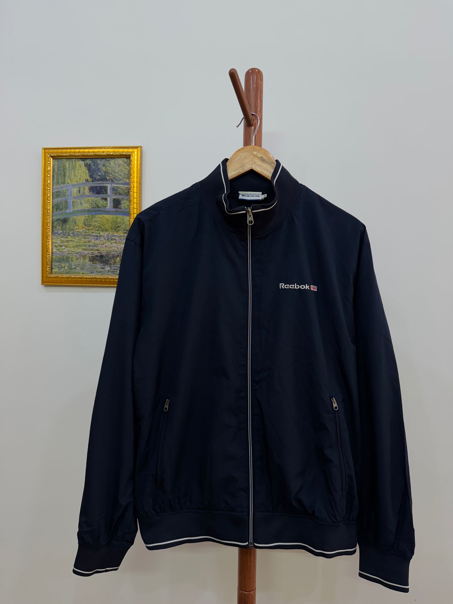 Authentic Navy Blue ‘Reebok’ Jacket