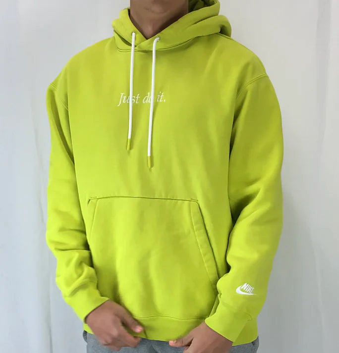 NIKE NEON GREEN HOODIE