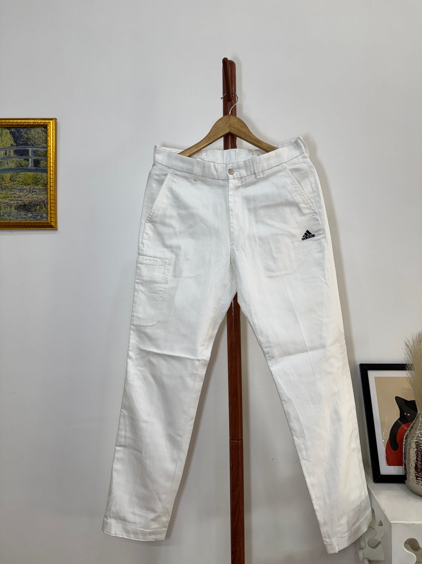 Adidas White Trousers