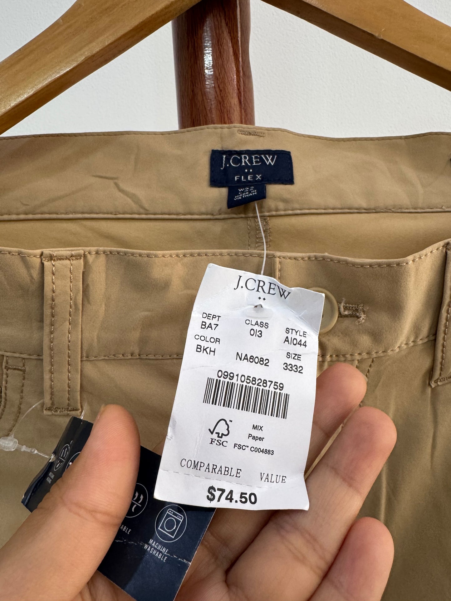 J.Crew’  Flex SlimFit Trouser (With tag)