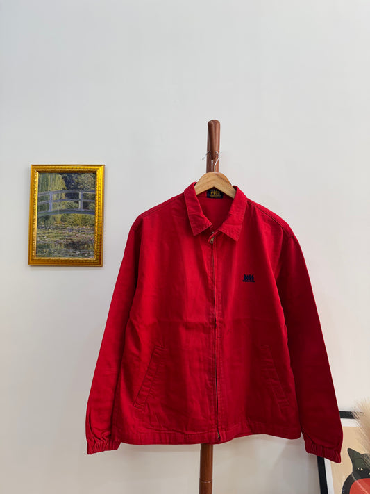 Red Coach Harrington Collared Jacket