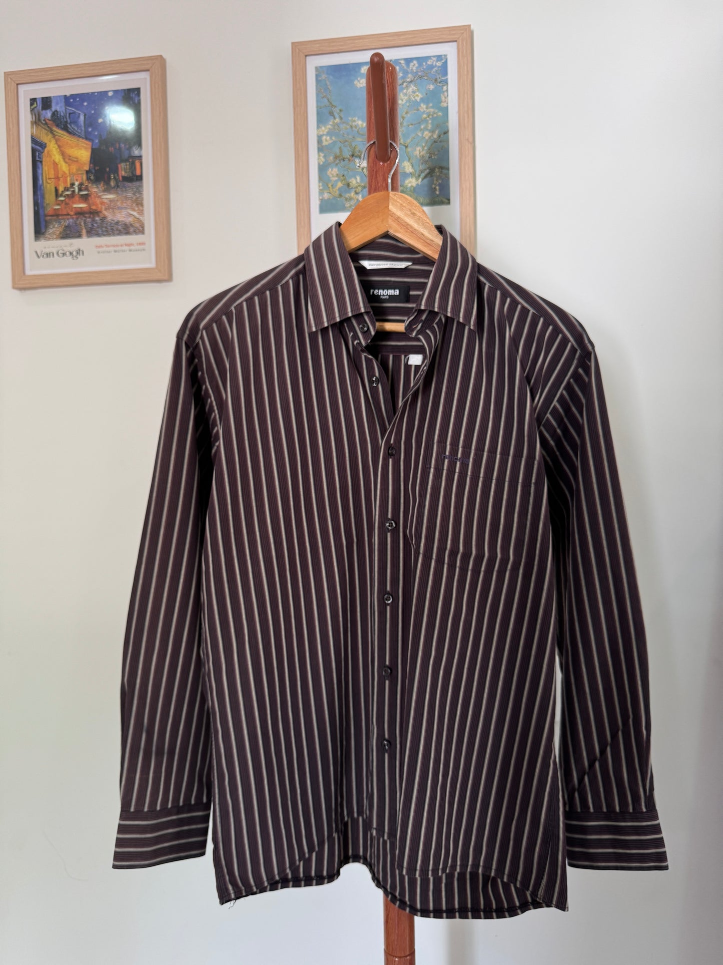 Brown Stripes Renoma Shirt