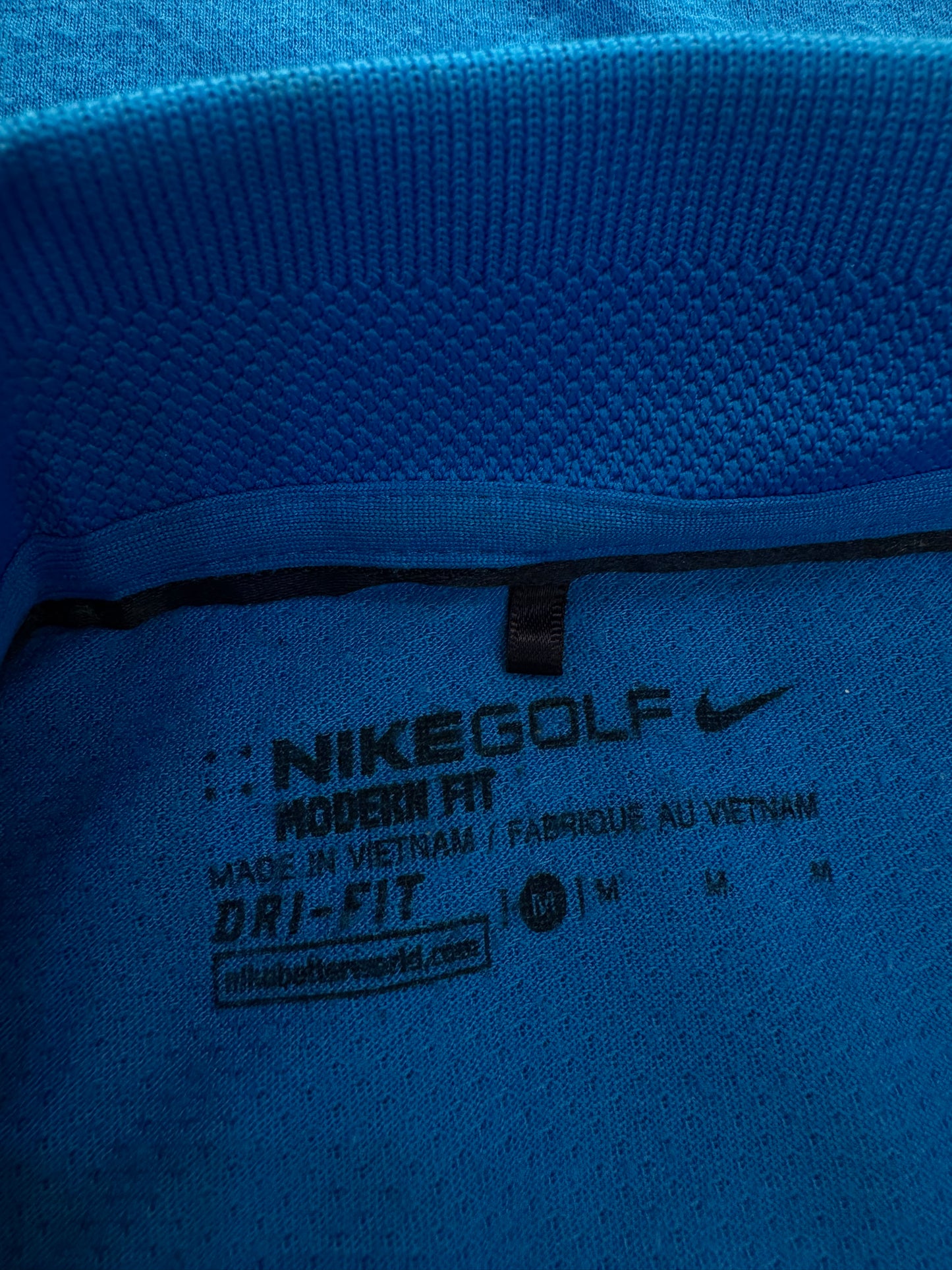 Blue ‘NIKE GOLF’ Dri-Fit Polo Tee