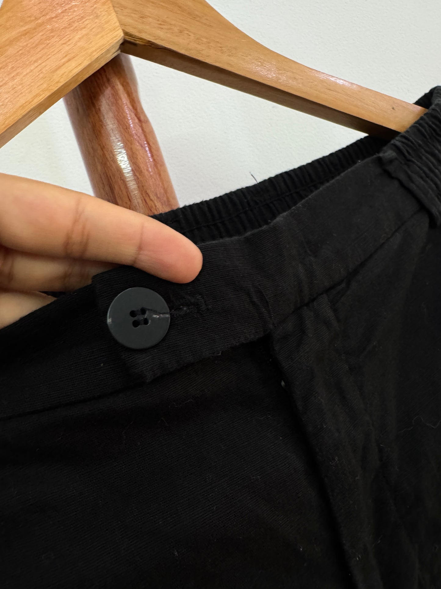 Black ‘LOGAN’ Linen Summer  Trouser