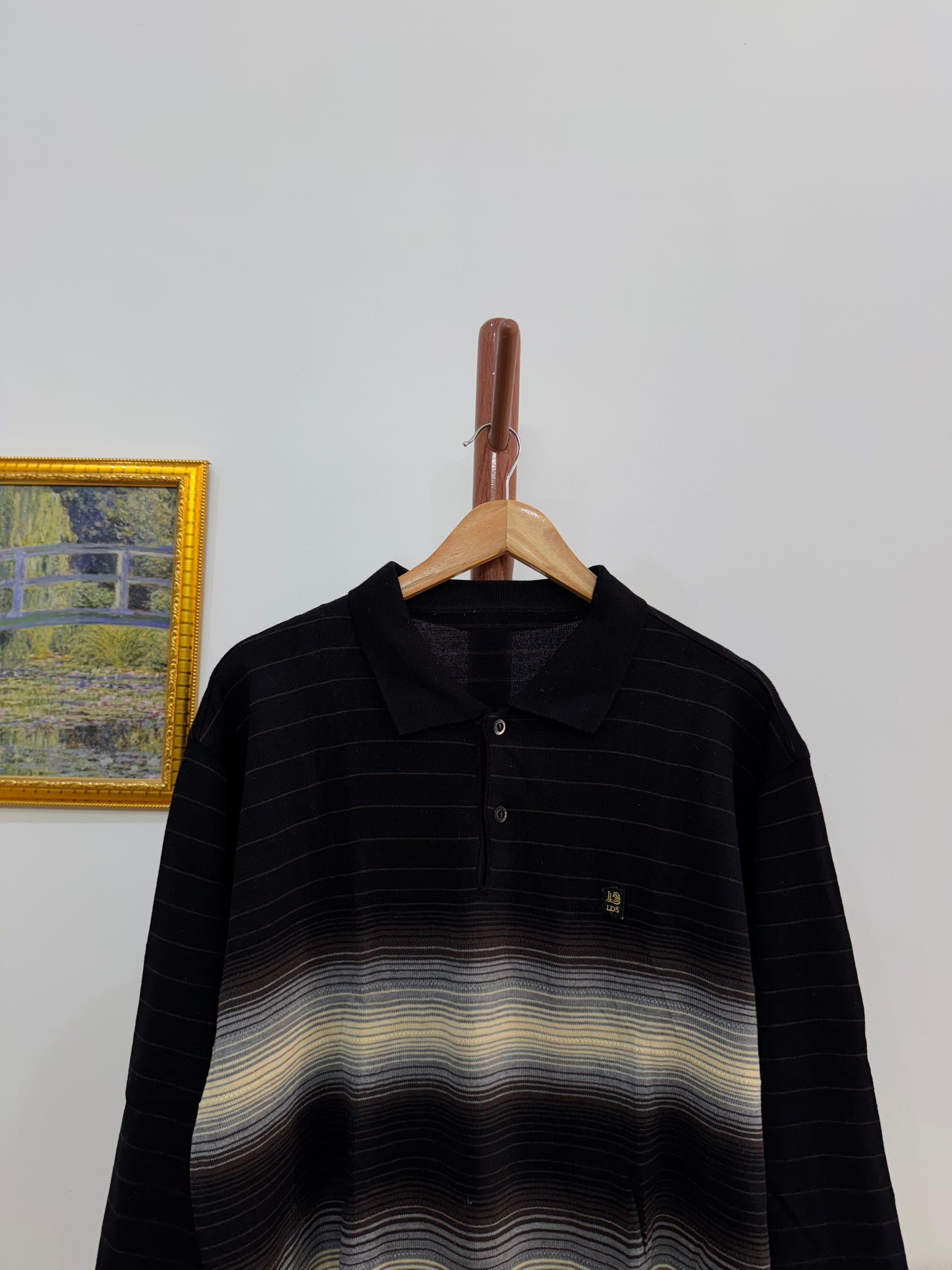 Vintage Knitted Black Sweater