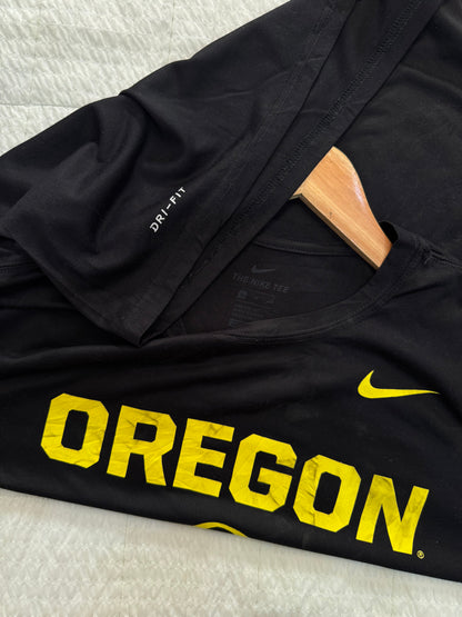 Black NIKE Oregon Dri-Fit cotton Tee