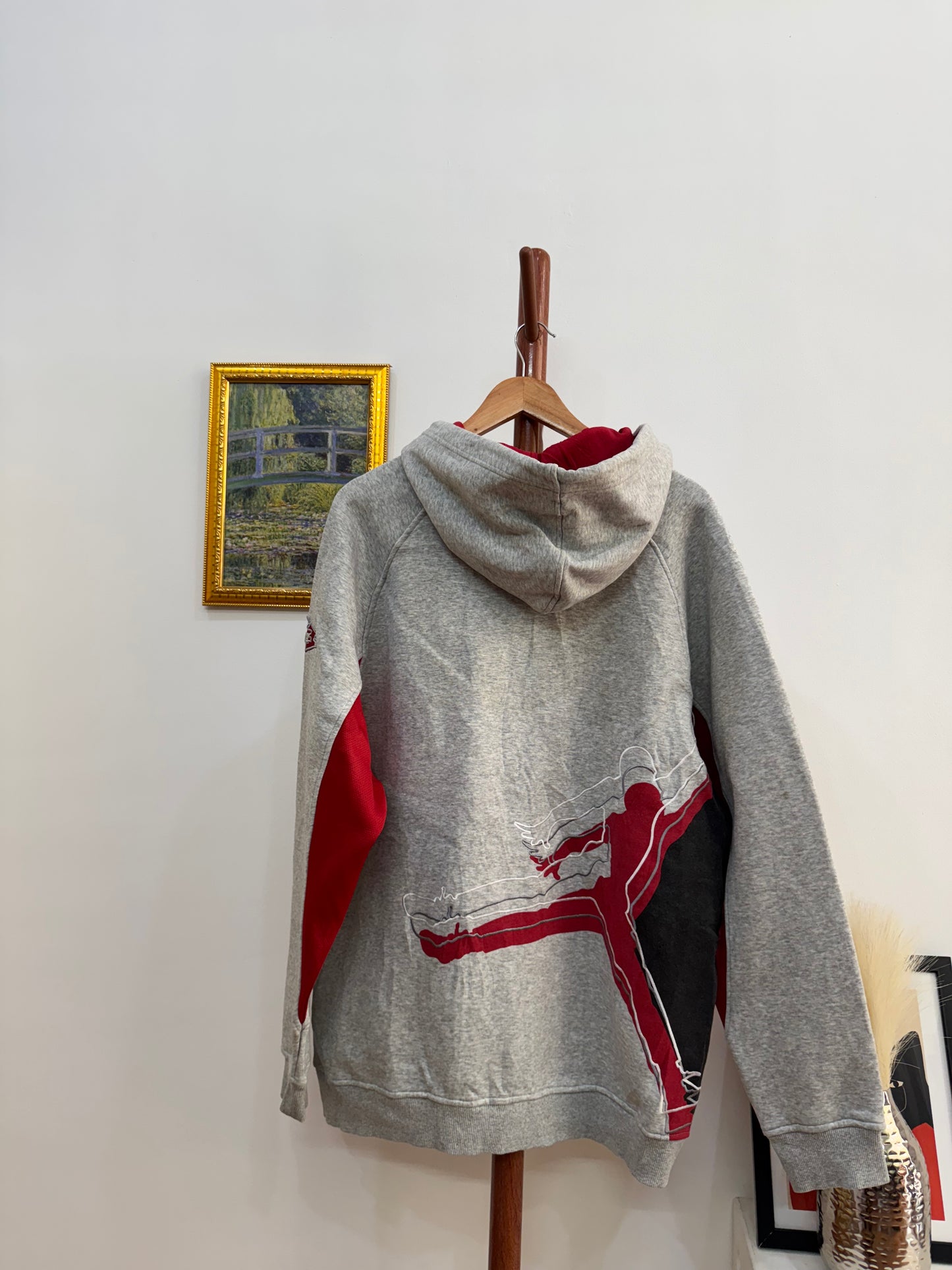 Thick Grey Jordan Hoodie